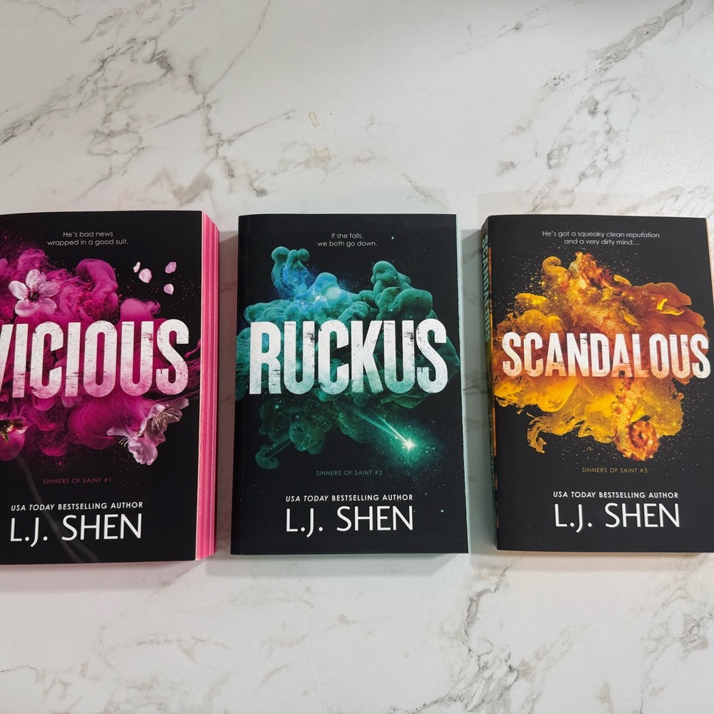 Vicious, Ruckus, Scandalous Book Set by L.J. Shen